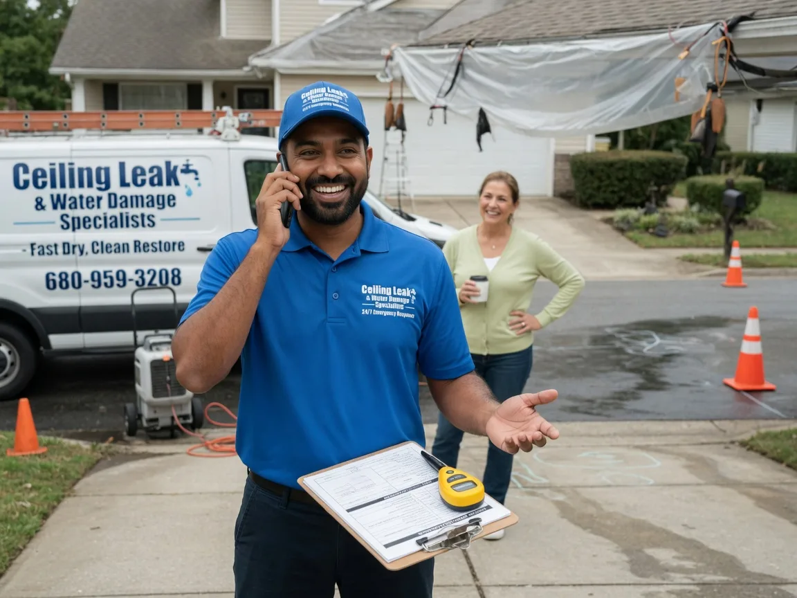 Ceiling Leak Cleanup Harrington, ME FAQs